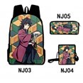 thumbnail image 1 of Mochila Dem@@2on Slayer, juego de 3 piezas: mochila para portátil con estuche para lápices y bolsa para el almuerzo., 1 of 5