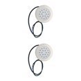 thumbnail image 2 of Inteprter RGB LED Pool Light Underwater Night Pool Wall-Mounted SPA Swimming Lamp 2piezas Blanco 12W, 2 of 6