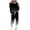 Black, variant on JINMGG Tracksuit for Women Set Plus Size Hoodies Sweatshirt + Pants Sets Sports Wear Leisure Lounge Wear With Pocket Women's Outfits on Clearance Activewear Joggers