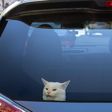 Funny Smudge The Cat Meme Stickers Decals Vinyl for Cars, Windows, Bumpers, Trucks, Motorcycles, Skateboards, Laptops
