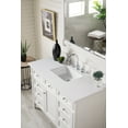 thumbnail image 4 of James Martin Vanities 48" Single Vanity, Burnished Mahogany w/ 3 CM White Zeus Quartz Top, 4 of 7