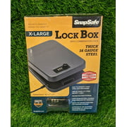 Snapsafe Lock Box XL, 16 Gauge Steel, Barrel Lock, Combo Lock, Black - 75240