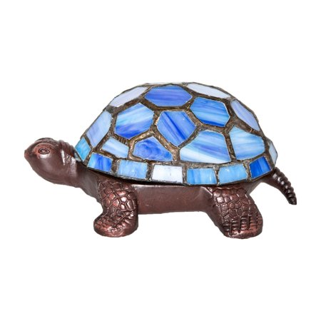 UPC 845202034718 product image for River of Goods Stained Glass LED Wireless Turtle Table Lamp | upcitemdb.com