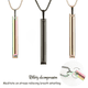 thumbnail image 4 of Collar con colgante de mindfulness que ajusta la respiración, presión lenta, anillo de tubo redondo, joyería, meditación estereoscópica, accesorios de acero de titanio, 4 of 5