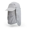 thumbnail image 3 of Chapeau de Pêche de Randonnée de Chapeau de Soleil en Plein Air pour Hommes avec Couverture de Protection de Rabat de Cou de Visage, 3 of 3