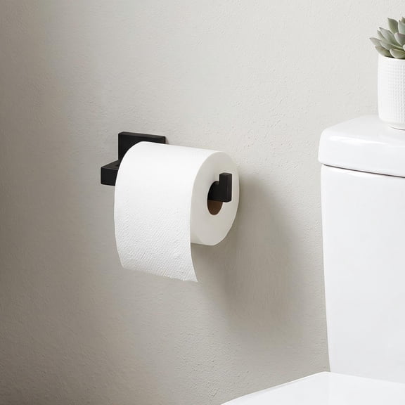 KES Toilet Paper Holder Wall Mount SUS304 Stainless Steel Matte Black Bathroom Tissue Holder