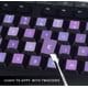 thumbnail image 4 of Pegatinas de teclado con 2PCS Pegatina de teclado universal Fondo morado con letras blancas Letras de teclado Pegatinas de repuesto para computadora, 4 of 4