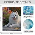 thumbnail image 3 of Diamond Art Kits for Adults - 5d White Dog Flowers Autumn Bliss Diamond Painting for Adults, Diamond Art for Adults Beginners, Diamond Painting Kits for Adults for Home Wall Decor, 3 of 7