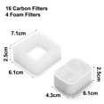 thumbnail image 2 of Pet Fountain Replacement Filters, Cat Fountain Carbon Filters and Foam Pre-Filters for Ceramic/Cupcake Pet Fountain Pet Drinking Fountain Porcelain, 2 of 5