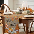 thumbnail image 3 of Thanksgiving Table Runner, Autumn Thanksgiving Kitchen Dining Table Decoration for Home Party Decor 13x72 Inches, 3 of 9