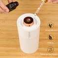 thumbnail image 5 of Mini Humidifier, 300ml Cute humidifiers for bedroom , Personal Humidifier with Night Light -white, 5 of 7