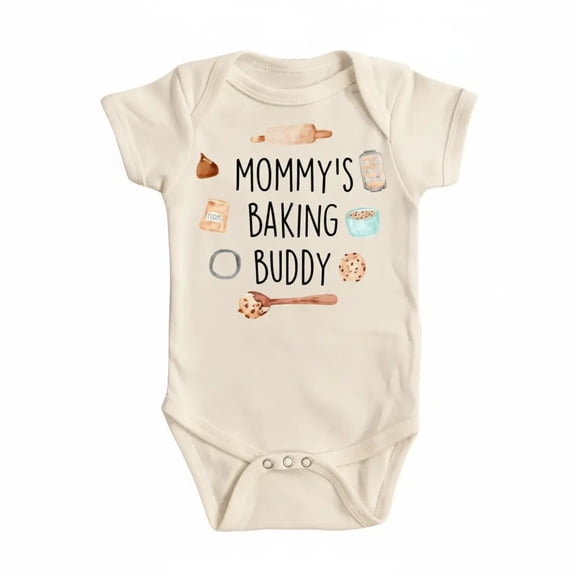 Baking Cookie Newborn Baby Bodysuit