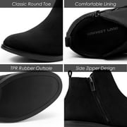 HARVEST LAND Women Chelsea Boots Comfortable Ankle Flat Booties for Ladies Fall Winter