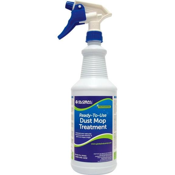 Global Industrial Dust Mop Treatment RTU 1 Quart Bottle 12/Case