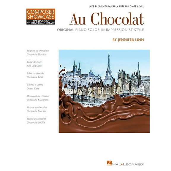 Au Chocolat - Original Piano Solos in Impressionist Style: Nfmc 2020-2024 Selection Composer Showcase Hal Leonard Studen, (Paperback)