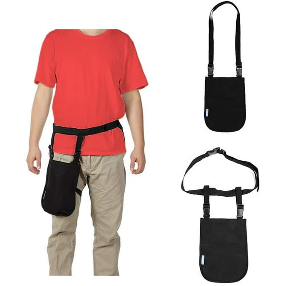 Catheter Leg Bag Urinary Drainage Foley Catheter Bag Holder Catheter Supplies Urine Bags for Catheter with Adjustable Waist and Shoulder Belt