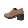 thumbnail image 4 of Zapatos Mujer Tacón Ancho Tipo Gamuza Taupe Casual / Formal gris 27, 4 of 7
