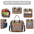 thumbnail image 2 of OBREWU Pioneer Flower Womens Lunch Box for Work,Insulated Large Pioneer Flower Lunch Bag for Women,Loncheras Para Mujer,Leakproof Adult Lunch Bag for Work,Beach,Travel,Picnic,Camping, 2 of 7