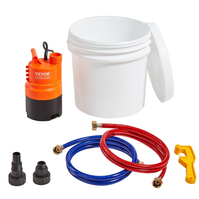 Kit de descarga para calentador de agua sin tanque VEVOR con bomba y accesorios