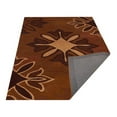 thumbnail image 5 of Rugsotic Carpets Hand Tufted Wool Eco-Friendly Area Rugs - 6'x9', Rectangle, Brown, Modern Contemporary Design, High Pile Handmade Anti Skid Rugs for Living Room, Bed Room (K06020), 5 of 5