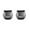 Gray-2pcs, variant on Sltwyw 2-Pack Clear Hydroponic Plant Pots Indoor - Self Watering Small Potted Planters for Desktop, Propagation Pots for Green Plants