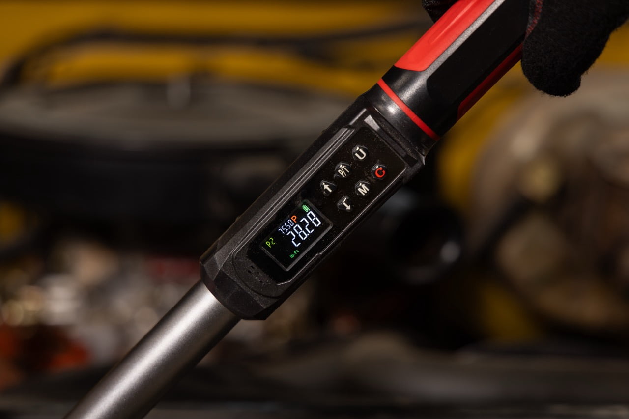 Hyper Tough 3/8-inch Drive Digital Torque Wrench, 10 - 100 ft/lbs