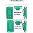 thumbnail image 2 of Premium Holster (with Belt Clip/Metal Loop/Lanyard/Carabiner) for Dexcom G7 (green), 2 of 4