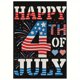 thumbnail image 2 of 12x18 Inch Garden Flag Double Sided USA Flag USA 4th July Independence Day Home Farmhouses Decor 3 Pieces Set, 2 of 6