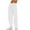 White, variant on Womens Straight Leg Pants Sweatpants Women Casual TrousersSolid Color High Waist With Pockets Long Pants, S-2XL