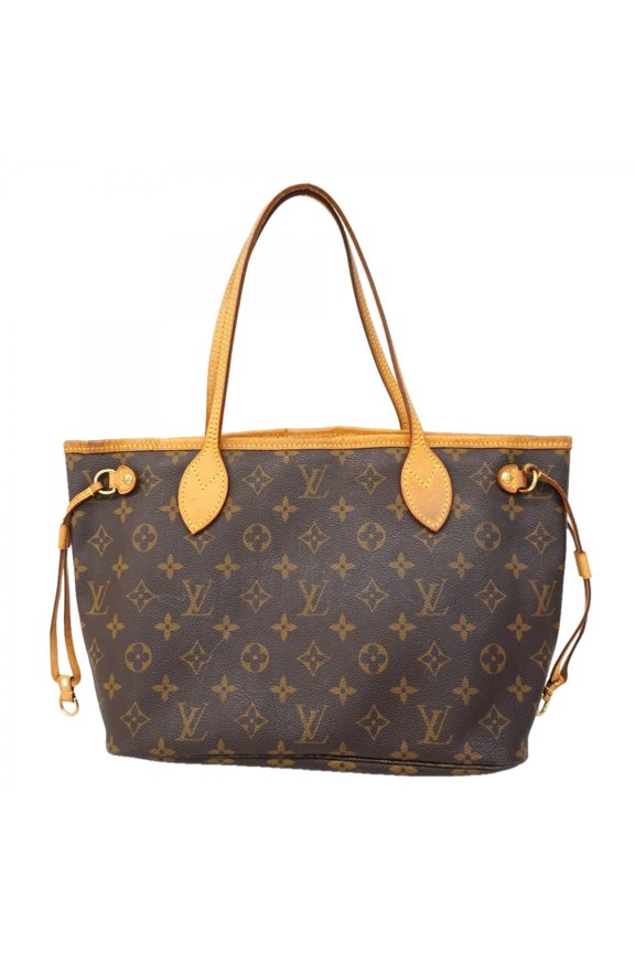 Pre-Owned Louis Vuitton Monogram Neverfull PM Tote Bag M40155 Brown Women's