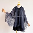 thumbnail image 4 of Shawls And Wraps For Evening Dresses Scarfs For Women Wedding Formal Shawl Dark Blue One Size, 4 of 5