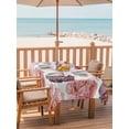 thumbnail image 2 of Outdoor Tablecloth with Umbrella Hole for Patio/Picnic/Party/Camping, Red Ombre Spring Floral Waterproof Table Cloth Rectangle Table Cover Washable, Summer Botanical Flowers (60"x 102"), 2 of 8