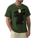 thumbnail image 5 of Camiseta MILF "Me encantan los felinos", divertida, de manga corta, con gráfico de "El Gato Triste Llorando", de algodón, cómoda y holgada., 5 of 8
