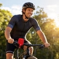 thumbnail image 5 of Motorcycle Bluetooth Speaker, Bike Handlebar Mount Fabric Exterior Biking Speaker, 4X3X2 in Compact Portable Rechargeable Cycling Audio Accessory with Volume and Music for Trail, 5 of 6