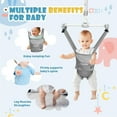 thumbnail image 6 of 2 in 1 Baby Door Jumper, Adjustable Strap and Seat for 6-24 Months Infant Toddler, Grey, 6 of 8