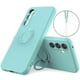 thumbnail image 1 of Compatible For Samsung Galaxy A56 5g Silicone Case With Strap Ring Kickstand Phone Cover, 1 of 5