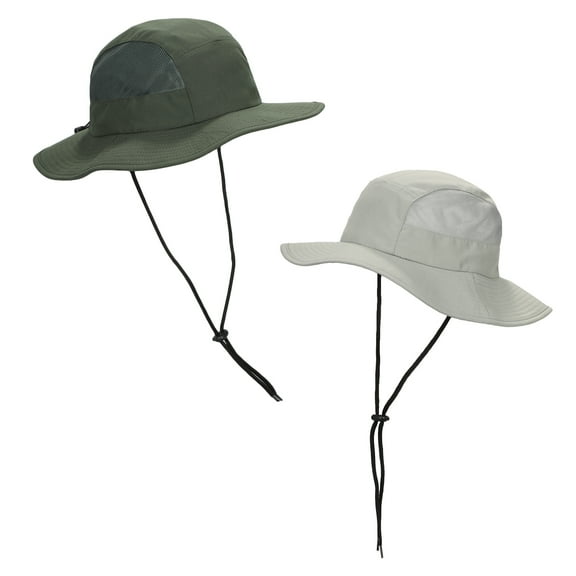 2-Pack Wide Brim Paddler Sun Hat with Vented Mesh Side Panels