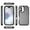 Black/Black, variant on Heavy Duty Defender Rugged Belt Clip Holster Case for iPhone 16 (Gray/White) with Clip