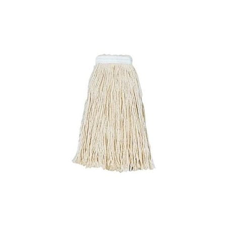 Boardwalk Cut-End White Cotton Wet Mop Head, Size 24