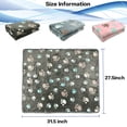 thumbnail image 3 of Vehomy 3Pcs Dog Blankets for Medium Dogs Pet Dog Flannel Blankets with Paw Patterns Warm Pet Cat Mat for Dog Bed Kennel Cute Paw Puppy Blanket Quilt Pet Blanket for Kitten Puppy L 27.5"x31.5", 3 of 6