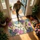 thumbnail image 5 of Welcome Doormat Collection Front Door Mats For Indoor/Outdoor Spring Summer Fall Patriotic Floral Entryway Rug Decor, 5 of 7