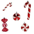 thumbnail image 2 of Miluhome 120pcs Red Christmas Ornaments Shatterproof Vintage Glitter Christmas Tree Assorted Hanging Balls Xmas Decorations, 2 of 5