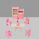thumbnail image 4 of Mini Lifelike Simulation Wooden Furniture Set for 1:12 Doll House Accessory (Dining Room), 4 of 4
