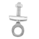 thumbnail image 4 of 4Pzs Tono de Plata Cadena de Fuerte Trasero de Diamante de Metal, 4 of 5