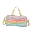 thumbnail image 2 of Bolsa de viaje ligera para hombre y mujer, bolso de mano de gran capacidad para natación, gimnasio y fitness Amarillo, 2 of 8