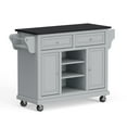 thumbnail image 4 of Kitchen Cart in Ultimate Grey with Black Granite Top, 4 of 6