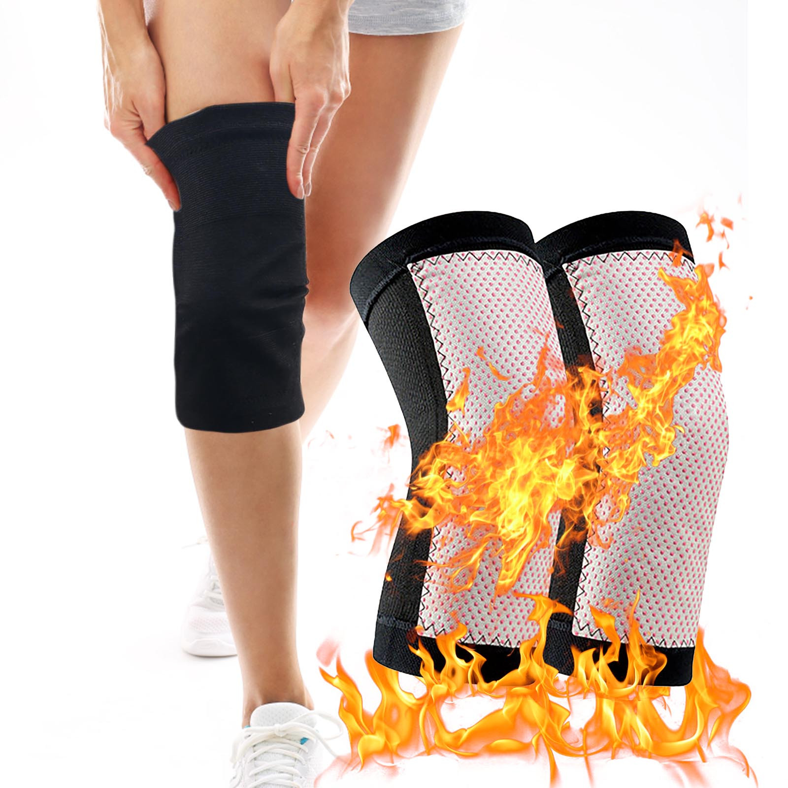 YiFudd SelfHeating Knee Support Knee Guard Winter Cold Proof Knee