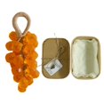 thumbnail image 1 of Handmade Rope Hanging Grape Shaped Soap, Cold Process Cleansing Hand Wash Soap, Fresh Fragrance Decorative Bath Soap, Household Daily Hand Cleaning Gift Soap Bar,Orange, 1 of 9