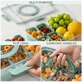 thumbnail image 3 of COOK WITH COLOR Snackle Box for Kids Lunch Box and Snack Container, Sage, 2-Pack, 3 of 11