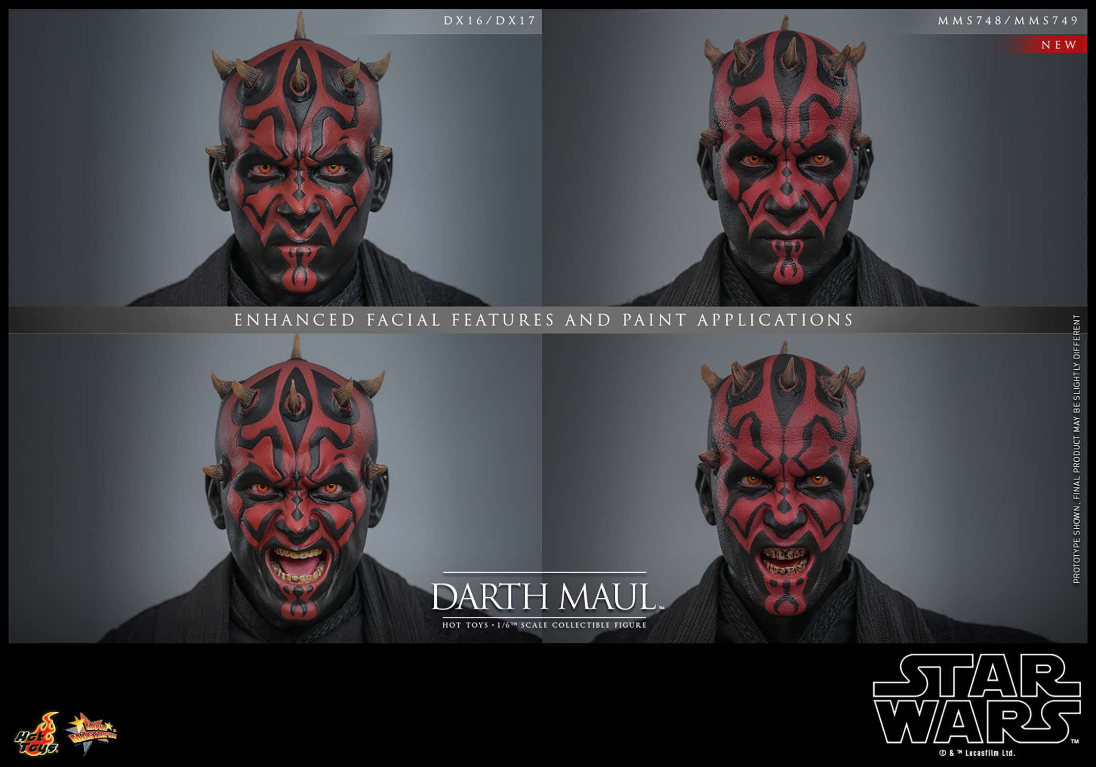 Hot Toys 1/6 Scale Darth Maul with Sith Speeder Action Figure